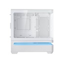 Asus Prime AP202 Mid Tower Fornt & Left Side Tempered Glass Panel Case With 3 ARGB Fans - White