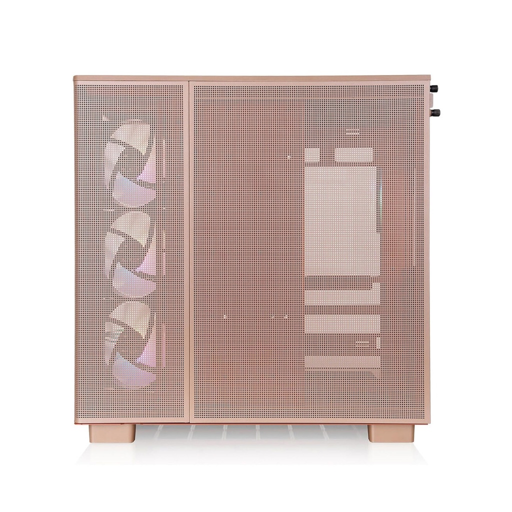 Thermaltake View 380 XL TG Mid Tower Two Panel Front & Left Side Tempered Glass Case with 4 ARGB Fans-Gravel Sand