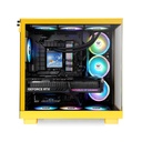 Thermaltake View 380 XL TG Mid Tower Two Panel Front & Left Side Tempered Glass Case with 4 ARGB Fans - Bumblebee