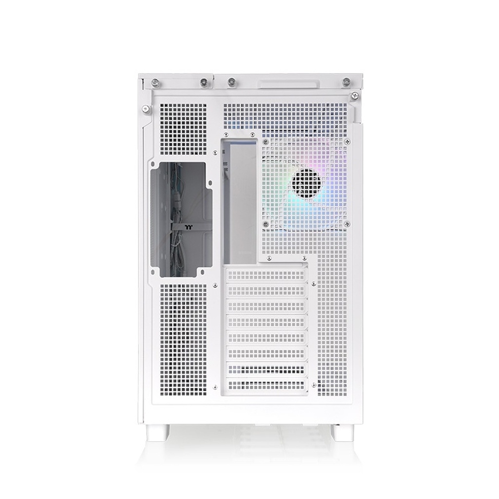 Thermaltake View 380 XL TG Mid Tower Two Panel Front & Left Side Tempered Glass Case with 4 ARGB Fans - White