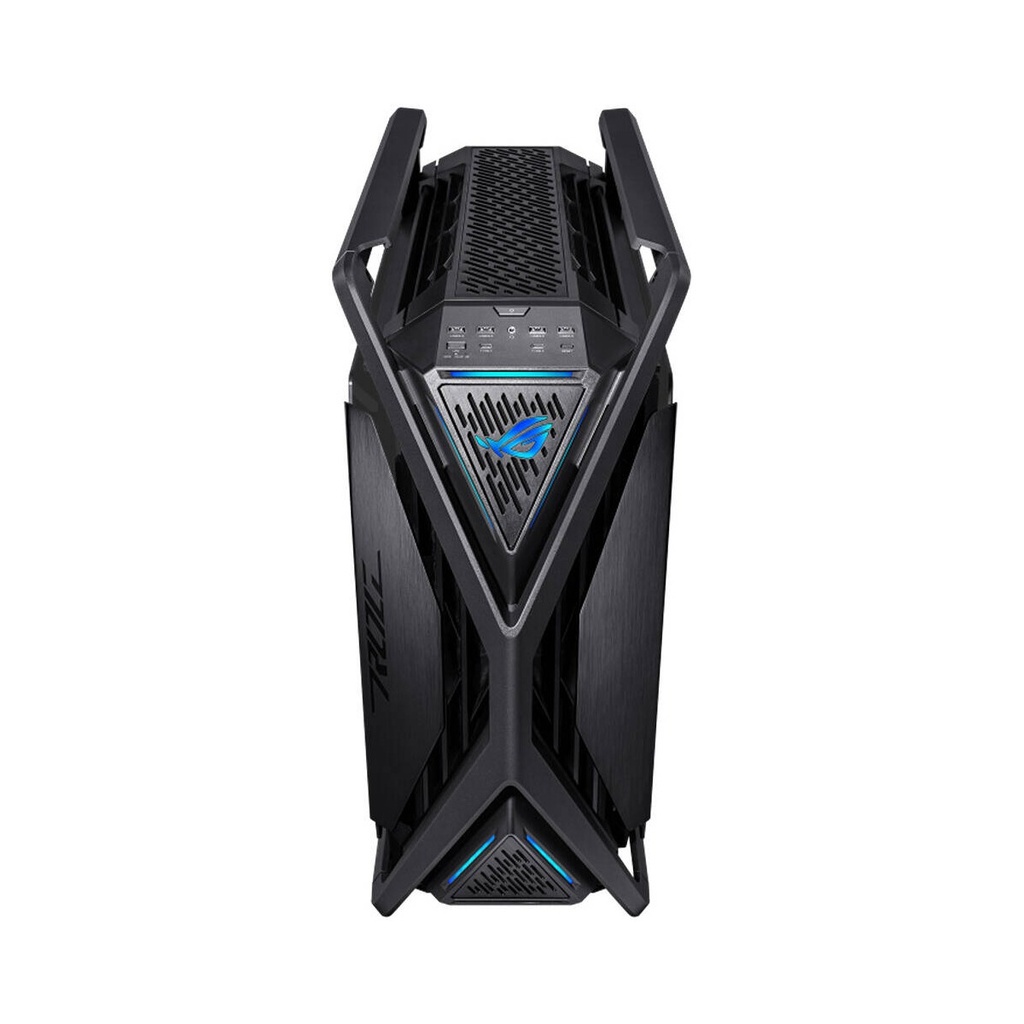 Asus Rog Hyperion GR701 BTF Edition Full Tower Aluminum Steel Tempered Glass Two Side Panel ABS Plastic Gaming Case With 4 ARGB Fans-Black