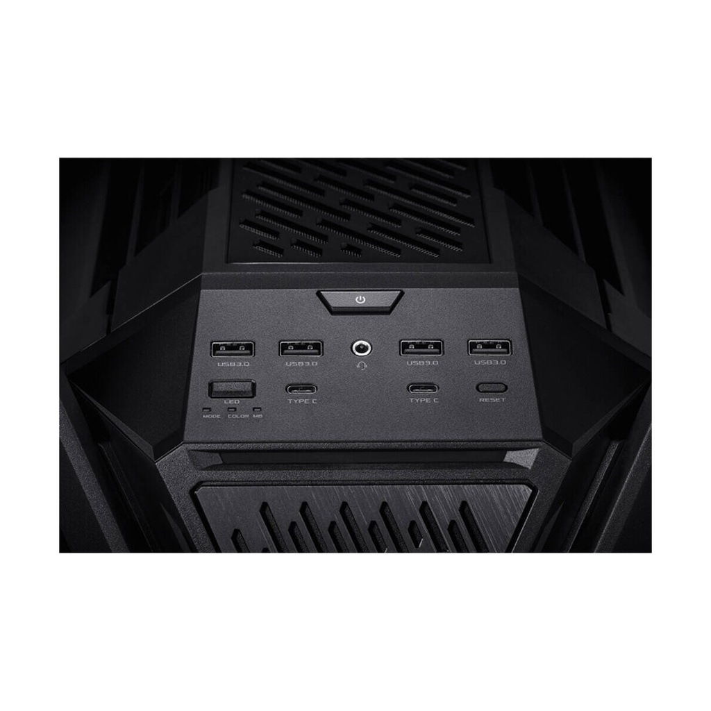 Asus Rog Hyperion GR701 BTF Edition Full Tower Aluminum Steel Tempered Glass Two Side Panel ABS Plastic Gaming Case With 4 ARGB Fans-Black