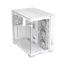 Asus A32 PLUS Mid Tower Steel / ABS Plastic Fornt & Left Side Tempered Glass Side Panel ABS Plastic Case With 4 ARGB Fans -White