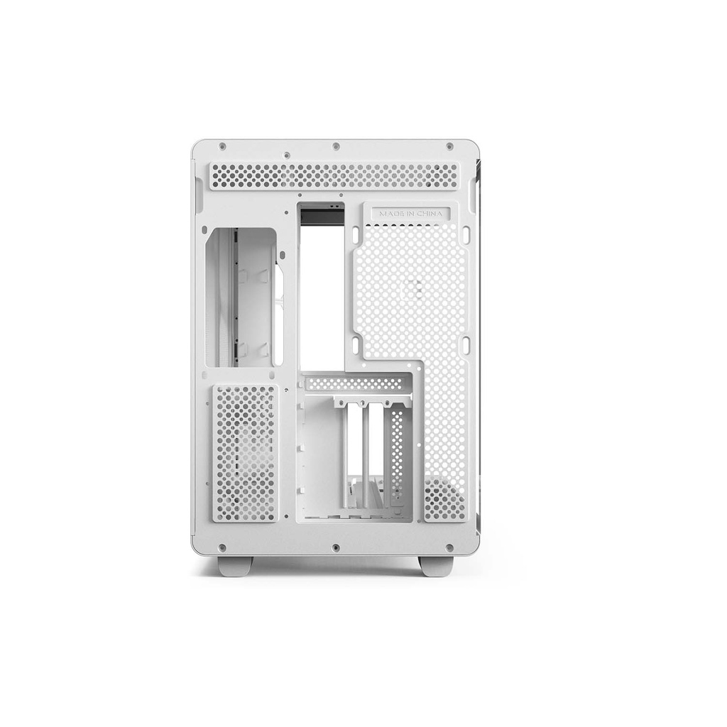 Acer U600 ATX Mid Tower Two Panel Front & Left Side Tempered Glass Case With Built in LED Display 7 ARGB Fans - White
