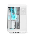Acer U600 ATX Mid Tower Two Panel Front & Left Side Tempered Glass Case With Built in LED Display 7 ARGB Fans - White