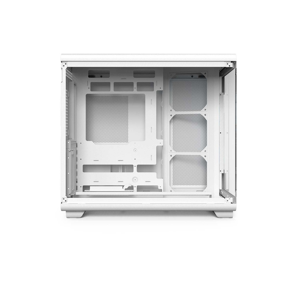Acer U600 ATX Mid Tower Two Panel Front & Left Side Tempered Glass Case With Built in LED Display 7 ARGB Fans - White