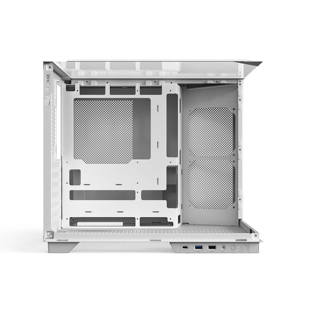 Acer V330 ATX Mid Tower Three Panel Front Top & Left Side Tempered Glass Case With 6 ARGB Fans - White