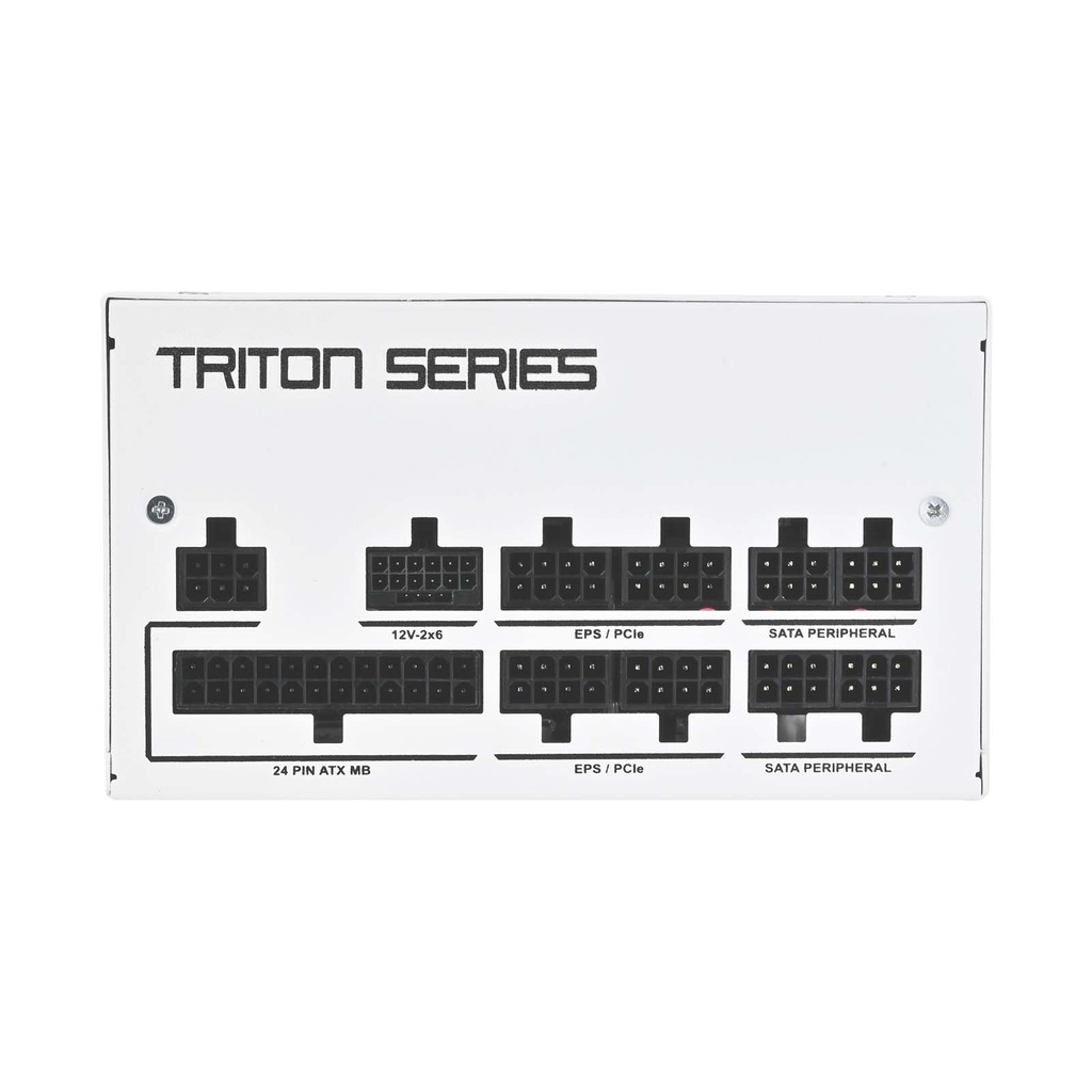 Silver Stone Triton 1000Rz Cybenetics Gold Fully Modular PCIe Gen 5 ATX V3.1 1000W Power Supply - White