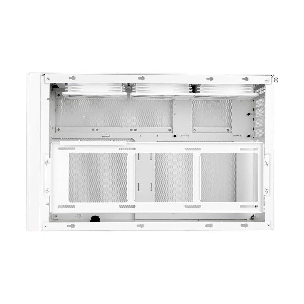Silver Stone SUGO 17 Premium Cube-Shaped Micro-ATX Case - White