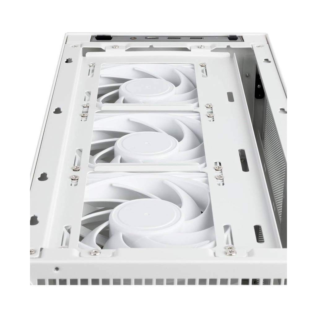 Silver Stone SUGO 17 Premium Cube-Shaped Micro-ATX Case - White