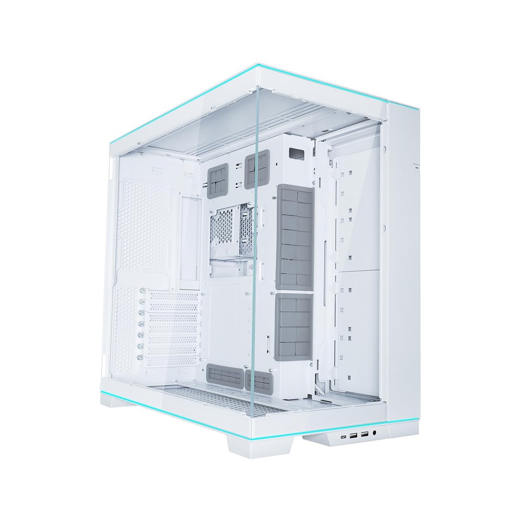 Lian Li O11 Dynamic EVO RGB E-ATX Mid Tower Gaming PC Case (Fans not Included)- White