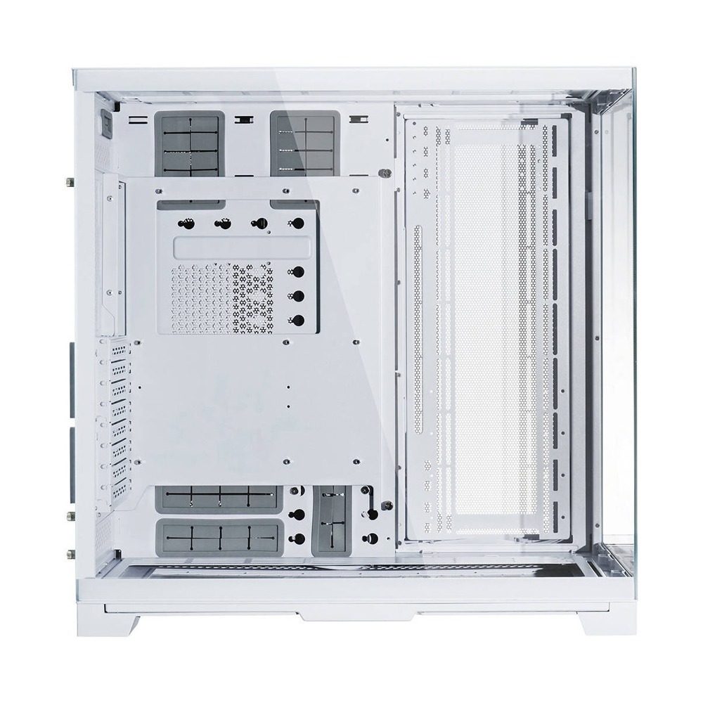 Lian Li O11 Dynamic EVO XL RGB Tempered Glass Full Tower Gaming PC Case (Fans Not Included), White | G99.O11DEXL-W.00