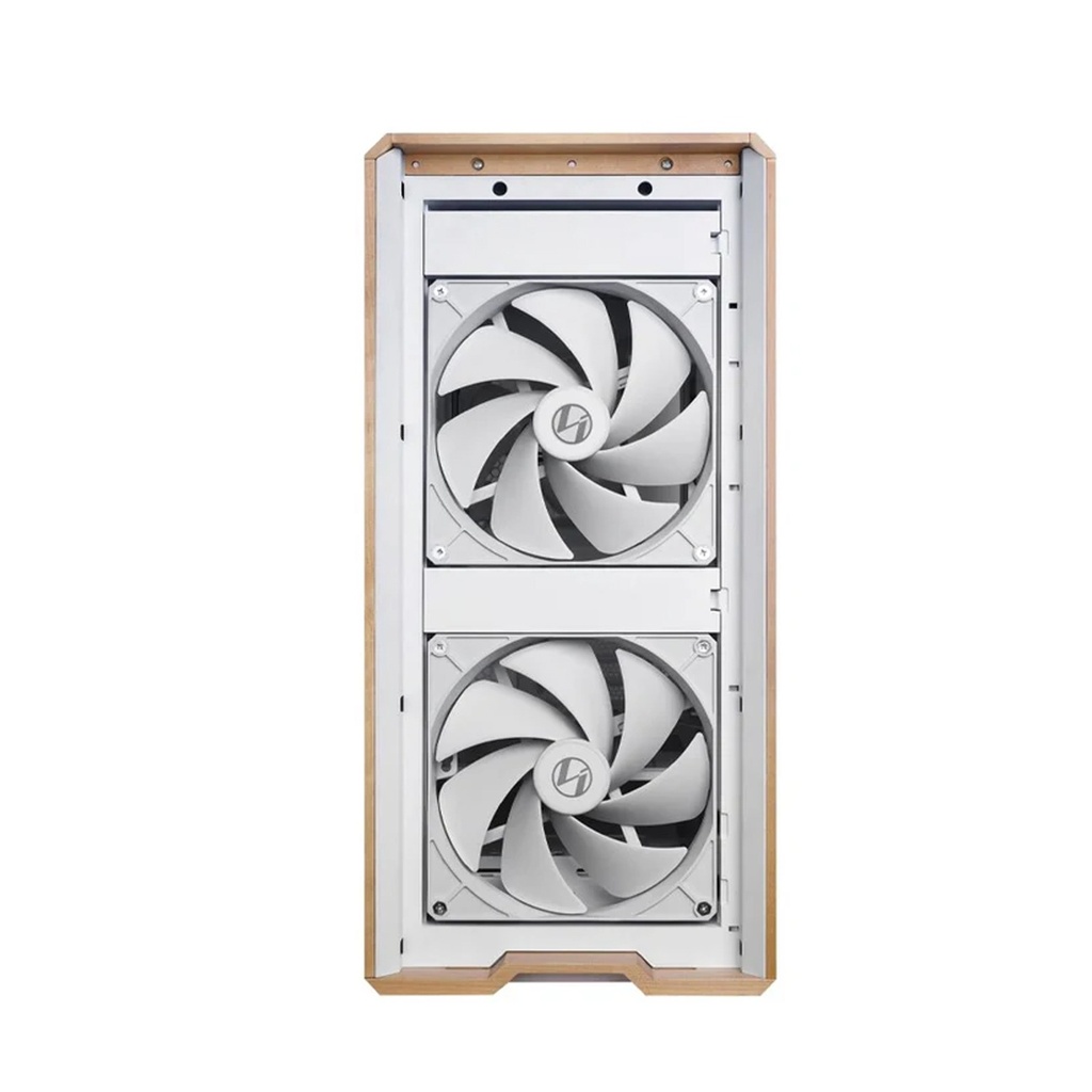 Lian Li Lancool 217 Mid Tower ATX Gaming Case, White (5 Fans Included)