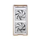 Lian Li Lancool 217 Mid Tower ATX Gaming Case, White (5 Fans Included)