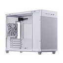 Asus Prime AP201 Micro ATX 33L Left Side Tempered Glass Panel Case Without Fan - White