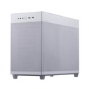 Asus Prime AP201 Micro ATX 33L Left Side Tempered Glass Panel Case Without Fan - White