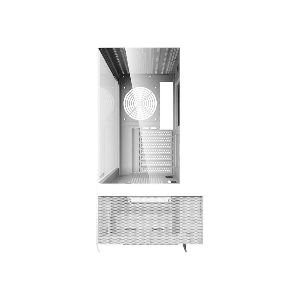 DarkFlash DS900 Air ATX Mid Tower Front Side & Left Side Tempered Glass Panel Case With 3 Fan RGB With RGB Controller - White
