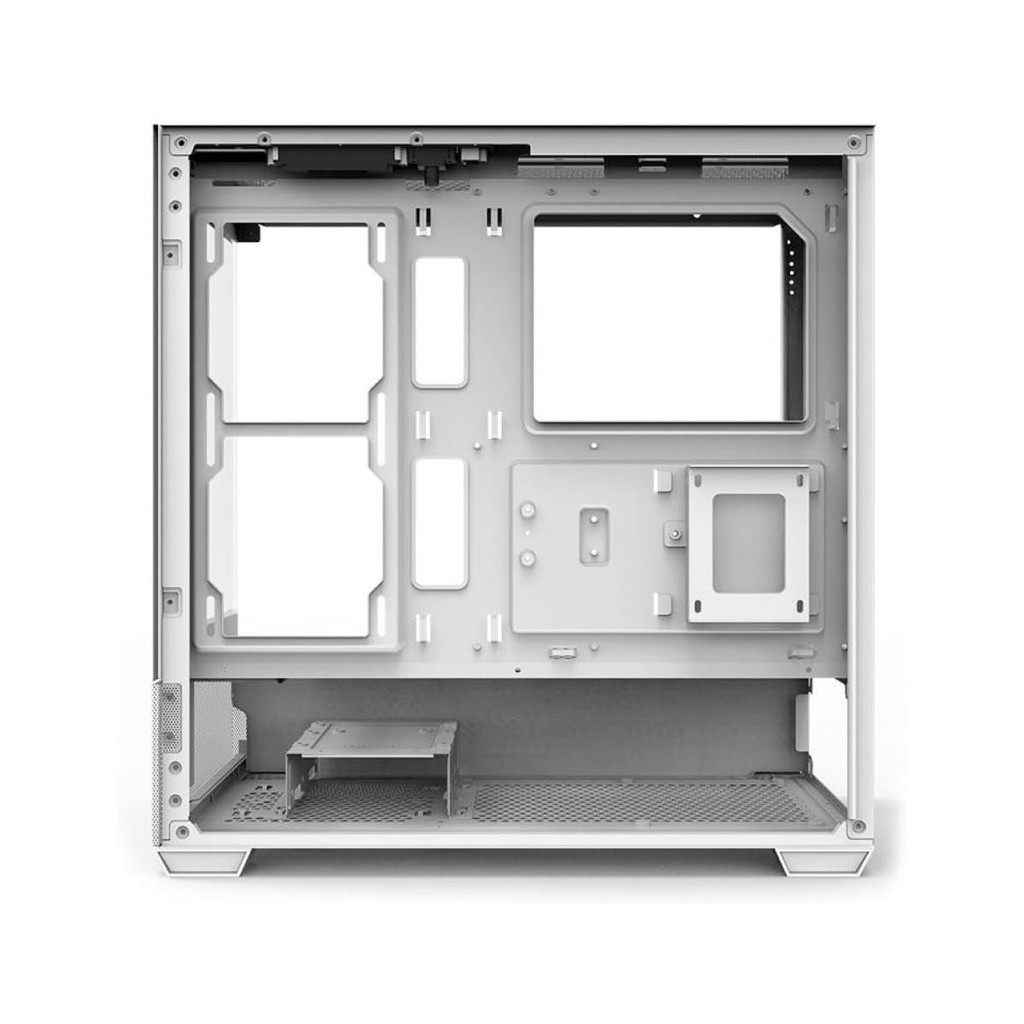 DarkFlash DS900 Air ATX Mid Tower Front Side & Left Side Tempered Glass Panel Case With 3 Fan RGB With RGB Controller - White