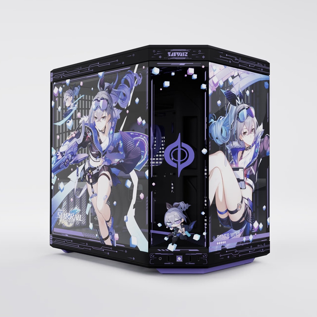 HYTE Y70 Silver Wolf Mid Tower Two Panel Front & Left Side Tempered Glass Case without Fan - Early Bird