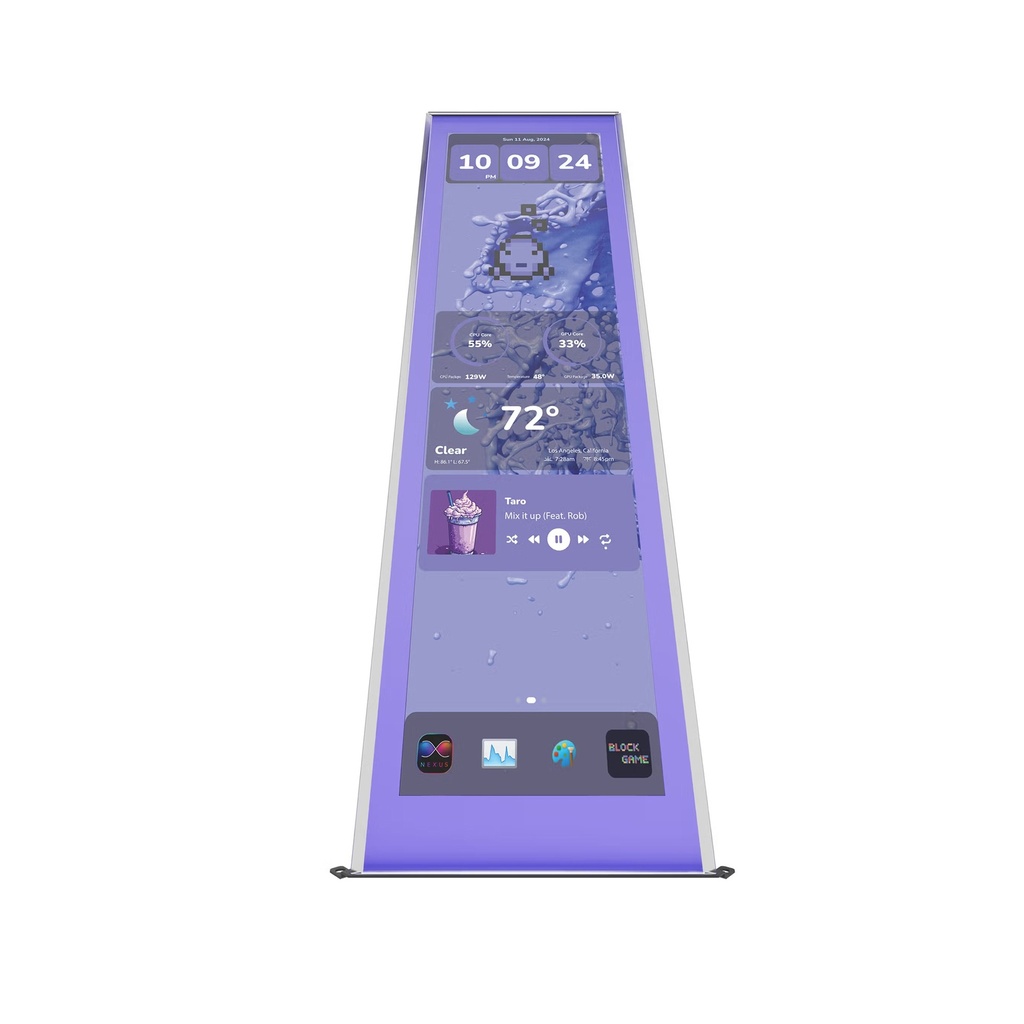 Hyte Y70 Touch Infinite Display Upgrade 14.9" (2.5K) Multi-Touch Display, 60Hz - Taro Milk