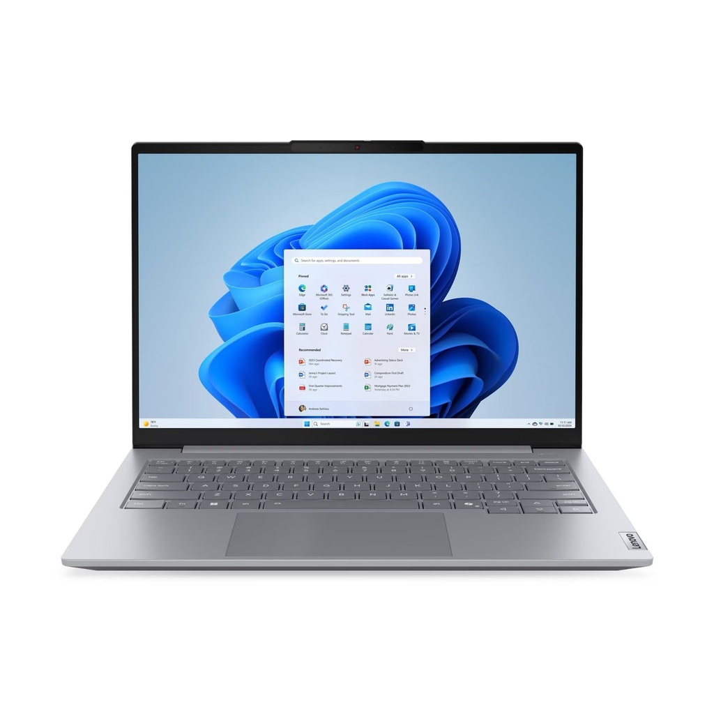Lenovo ThinkBook 14 Gen 8 Laptop, Intel Core Ultra 5 225U Processor, 16GB DDR5 RAM, 512GB SSD NVMe, Integrated Intel Graphics, 14" WUXGA IPS 60Hz Display, Backlit Keyboard, Windows 11 Pro License + + Free Gift Lenovo 512GB Portable SSD