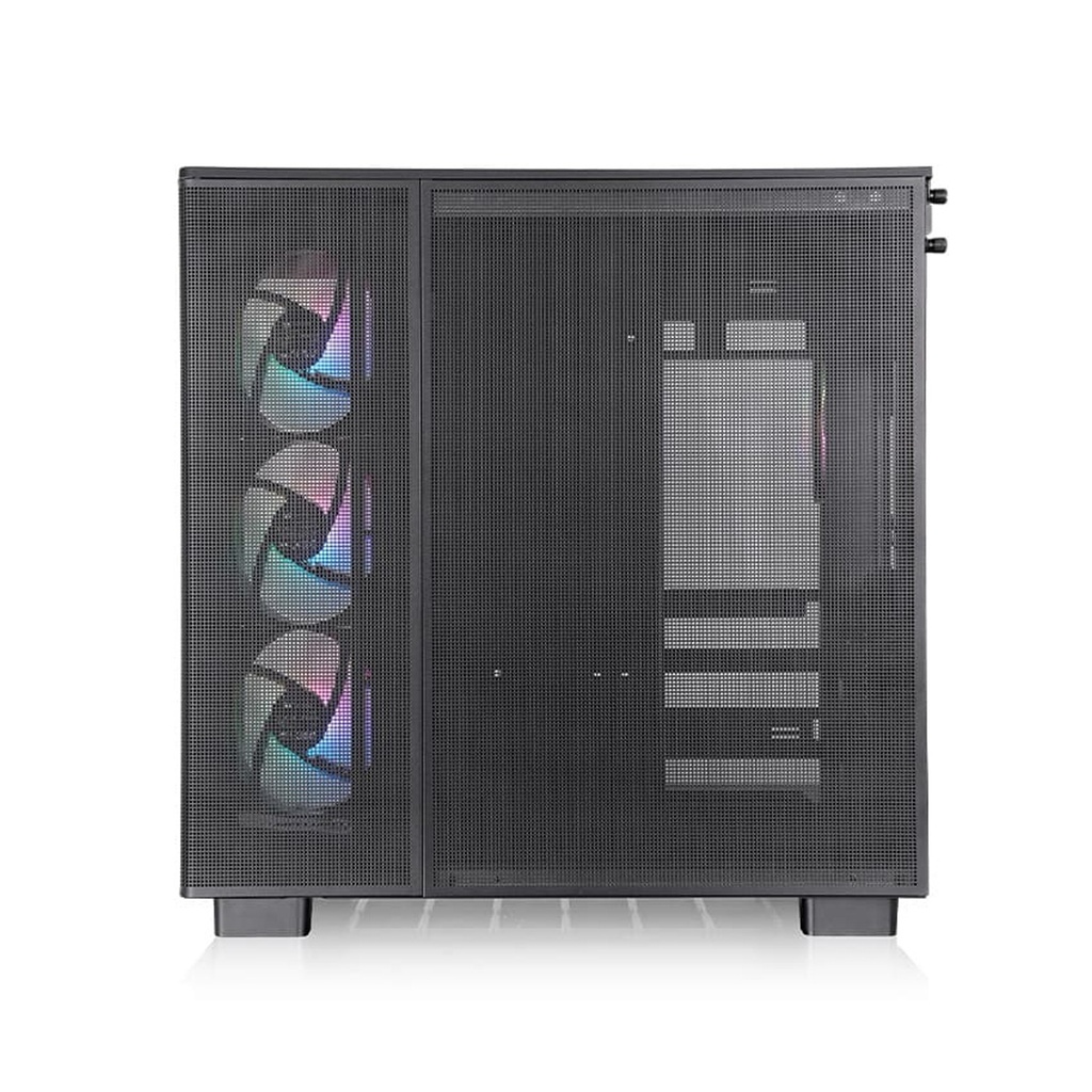 Thermaltake View 380 XL TG Mid Tower Two Panel Front & Left Side Tempered Glass Case with 4 ARGB Fans - Black