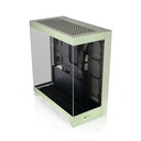 Thermaltake CTE E550 TG Mid Tower ATX Case, 3 Tempered Glass Panels Hidden-Connector Motherboard Support Three-Way VGA Installations Dual Chamber Design, Matcha Green | CA-1Z8-00MEWN-00