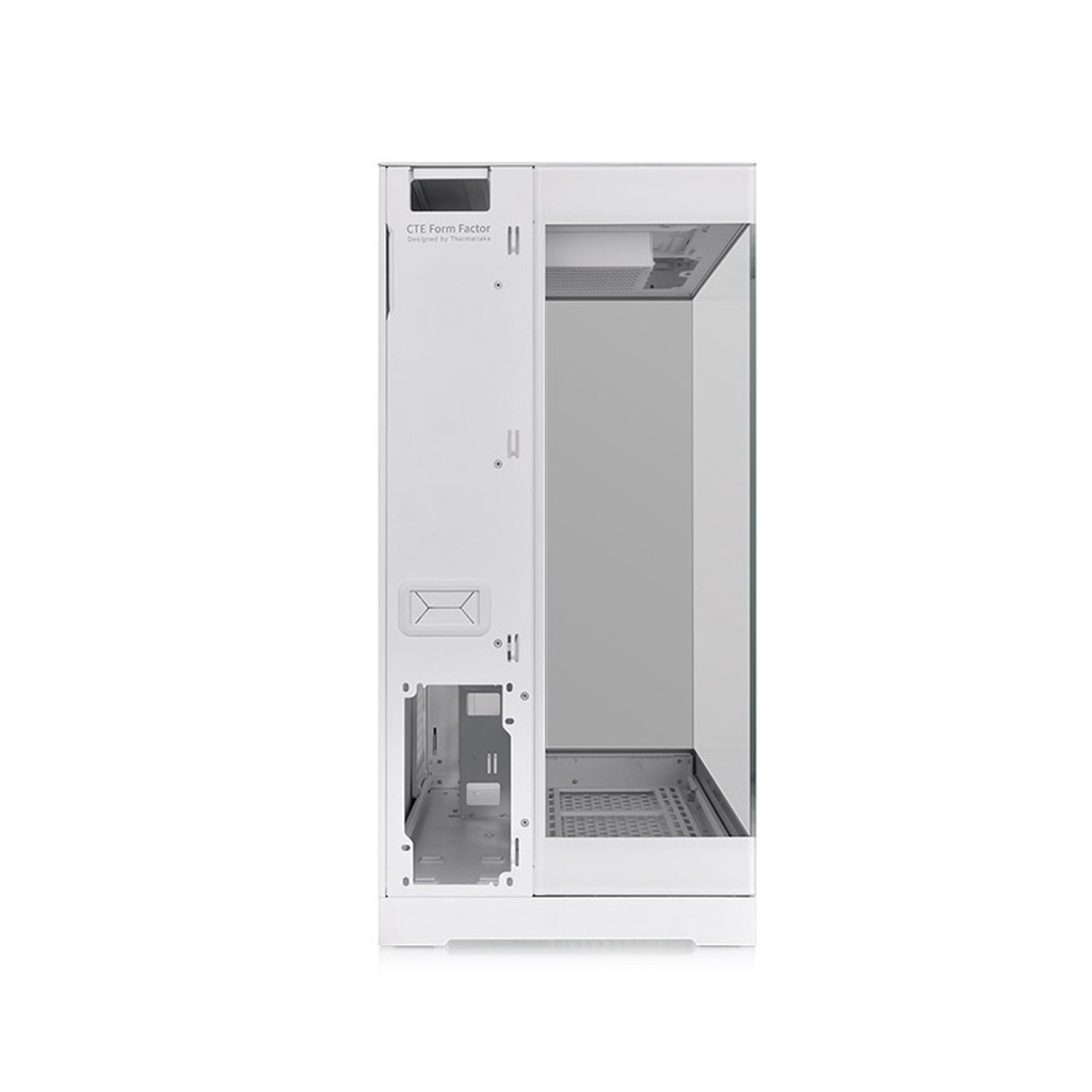 Thermaltake CTE E550 TG Mid Tower ATX Case, 3 Tempered Glass Panels Hidden-Connector Motherboard Support Three-Way VGA Installations Dual Chamber Design, White | CA-1Z8-00M6WN-00