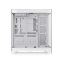 Thermaltake CTE E550 TG Mid Tower ATX Case, 3 Tempered Glass Panels Hidden-Connector Motherboard Support Three-Way VGA Installations Dual Chamber Design, White | CA-1Z8-00M6WN-00
