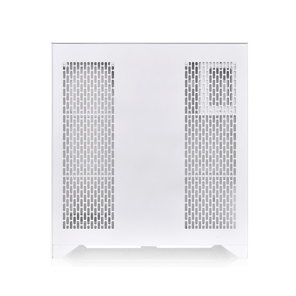 Thermaltake CTE E550 TG Mid Tower ATX Case, 3 Tempered Glass Panels Hidden-Connector Motherboard Support Three-Way VGA Installations Dual Chamber Design, White | CA-1Z8-00M6WN-00