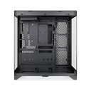 Thermaltake CTE E550 TG Mid Tower ATX Case, 3 Tempered Glass Panels Hidden-Connector Motherboard Support Three-Way VGA Installations Dual Chamber Design, Black | CA-1Z8-00M1WN-00