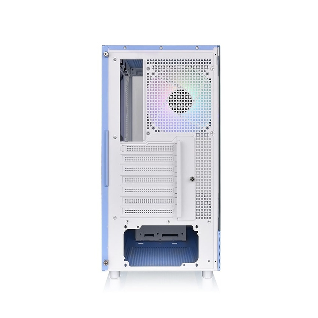 Thermaltake View 270 TG ARGB M-ATX PC Case, Tempered Glass Front and Left Panels, Supports up to 360mm Radiator, 1* CT140 ARGB Preinstalled Fan, USB Type-C x 1, USB 3.0 x 2, Blue | CA-1Y7-00MFWN-02