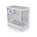 Thermaltake View 270 TG ARGB M-ATX PC Case, Tempered Glass Front and Left Panels, Supports up to 360mm Radiator, 1* CT140 ARGB Preinstalled Fan, USB Type-C x 1, USB 3.0 x 2, Snow | CA-1Y7-00M6WN-03
