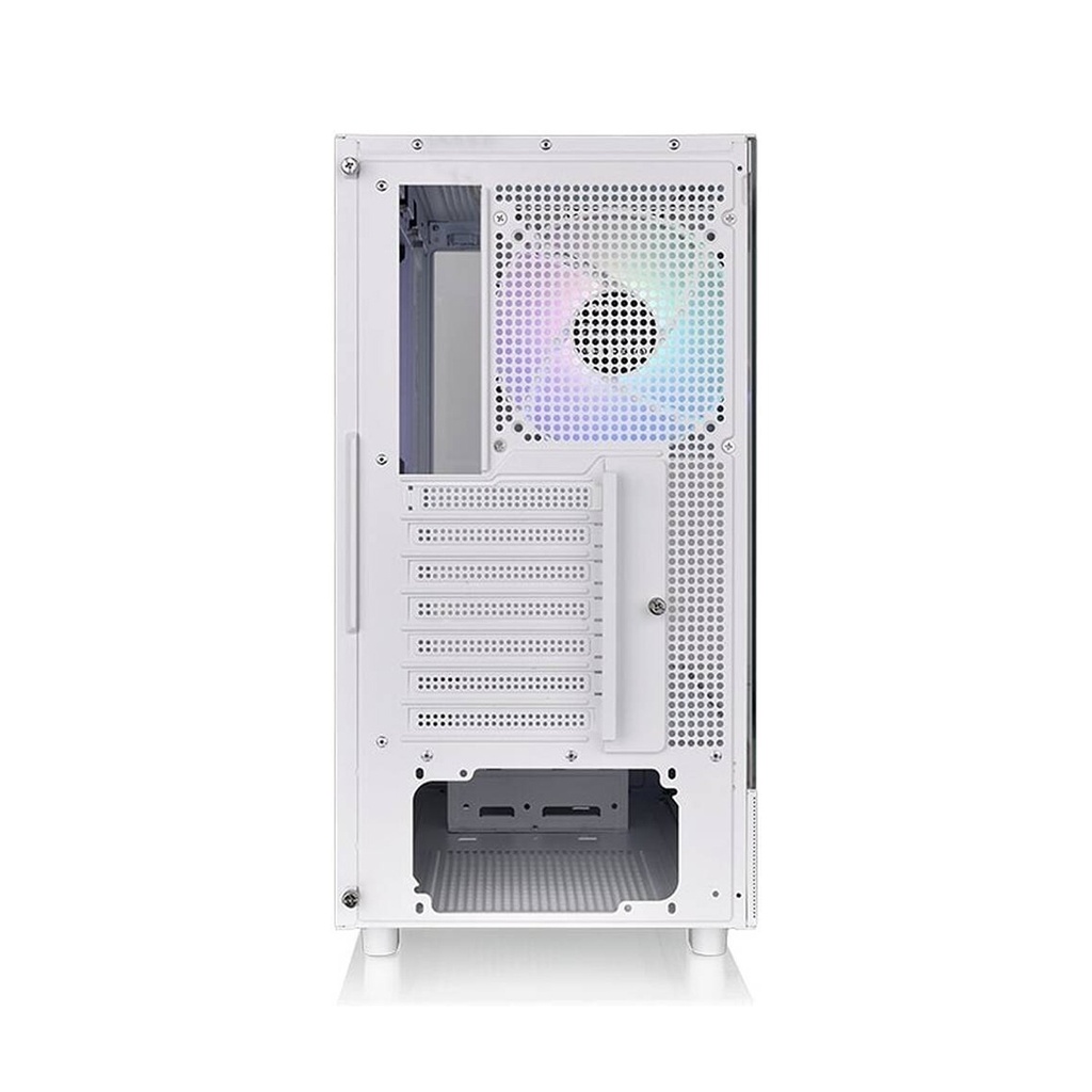 Thermaltake View 270 TG ARGB M-ATX PC Case, Tempered Glass Front and Left Panels, Supports up to 360mm Radiator, 1* CT140 ARGB Preinstalled Fan, USB Type-C x 1, USB 3.0 x 2, Snow | CA-1Y7-00M6WN-03