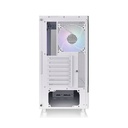Thermaltake View 270 TG ARGB M-ATX PC Case, Tempered Glass Front and Left Panels, Supports up to 360mm Radiator, 1* CT140 ARGB Preinstalled Fan, USB Type-C x 1, USB 3.0 x 2, Snow | CA-1Y7-00M6WN-03