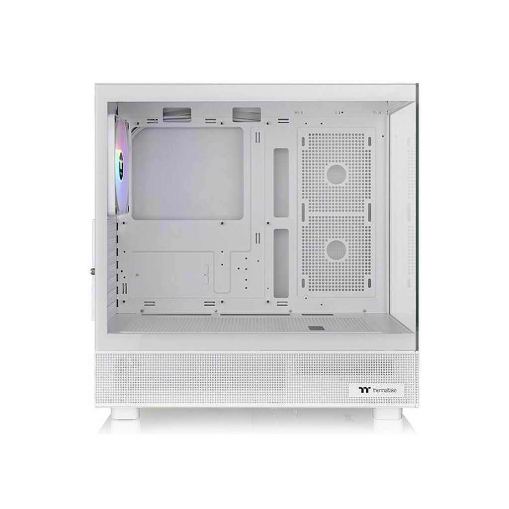Thermaltake View 270 TG ARGB M-ATX PC Case, Tempered Glass Front and Left Panels, Supports up to 360mm Radiator, 1* CT140 ARGB Preinstalled Fan, USB Type-C x 1, USB 3.0 x 2, Snow | CA-1Y7-00M6WN-03