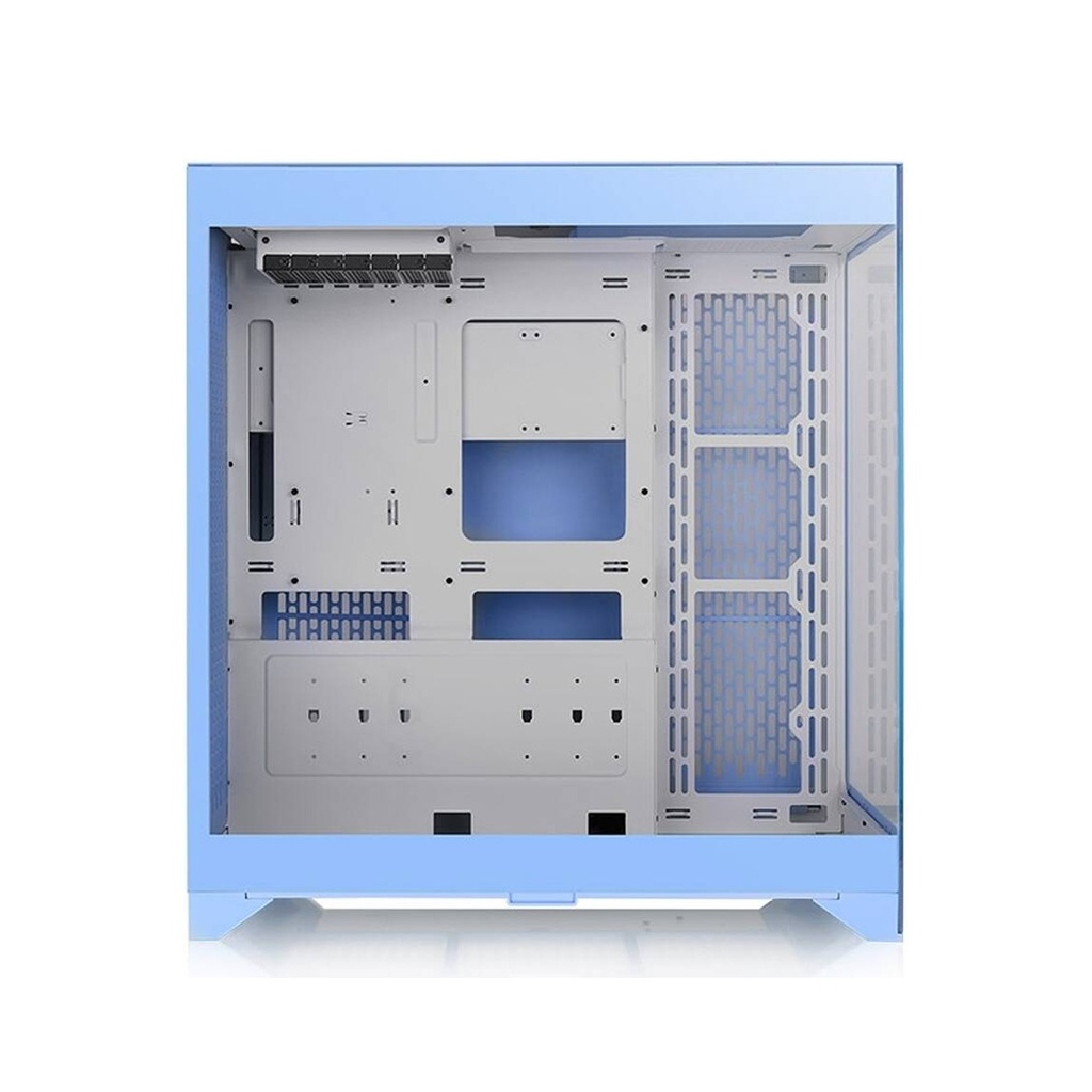 Thermaltake CTE E600 MX Hydrangea E-ATX Case, Centralized Thermal Efficiency Design, Interchange Mesh & TG Front Panel 3Way VGA Mounting Bracket 400mm PCIe4 Riser Cable, Blue | CA-1Y3-00MFWN-00