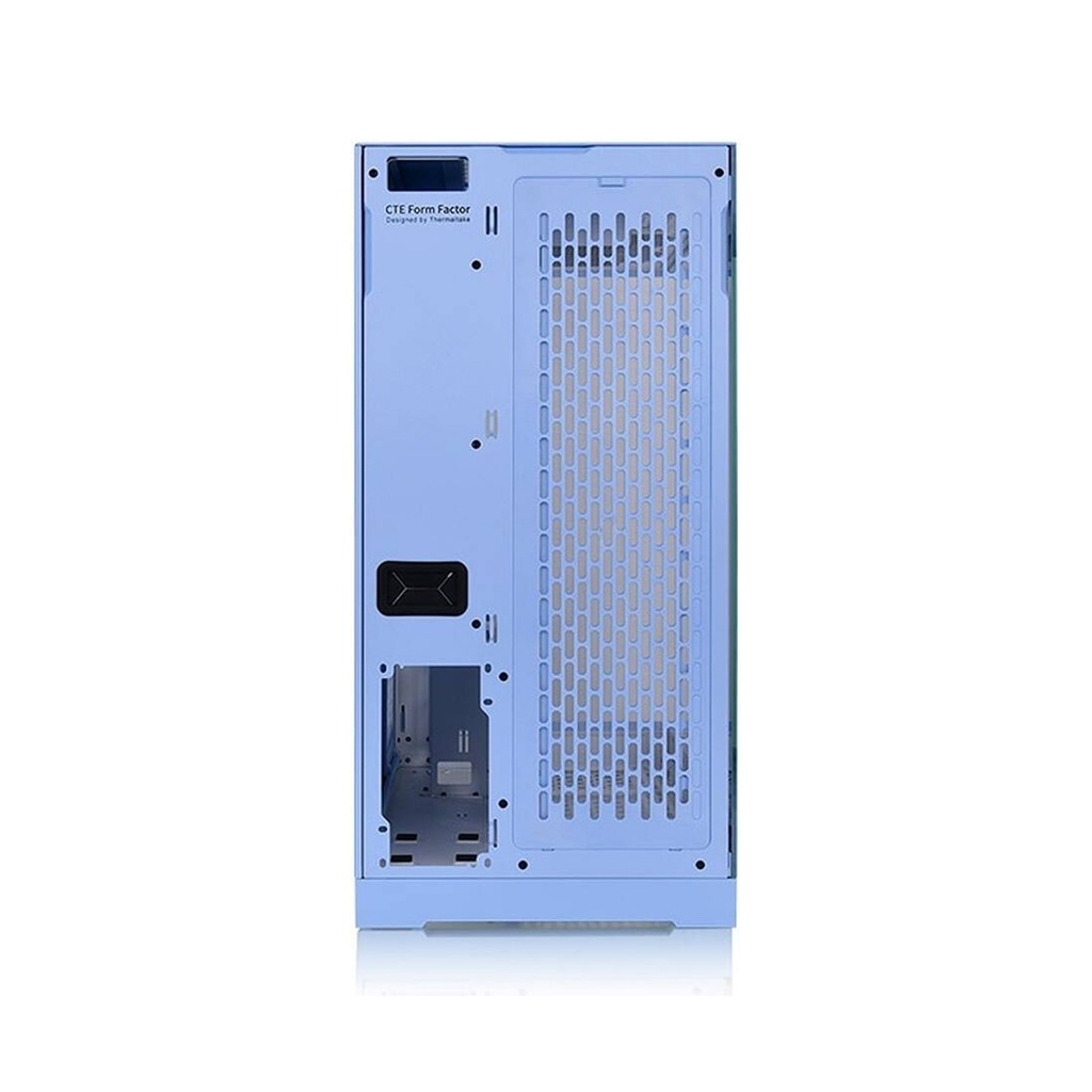 Thermaltake CTE E600 MX Hydrangea E-ATX Case, Centralized Thermal Efficiency Design, Interchange Mesh & TG Front Panel 3Way VGA Mounting Bracket 400mm PCIe4 Riser Cable, Blue | CA-1Y3-00MFWN-00