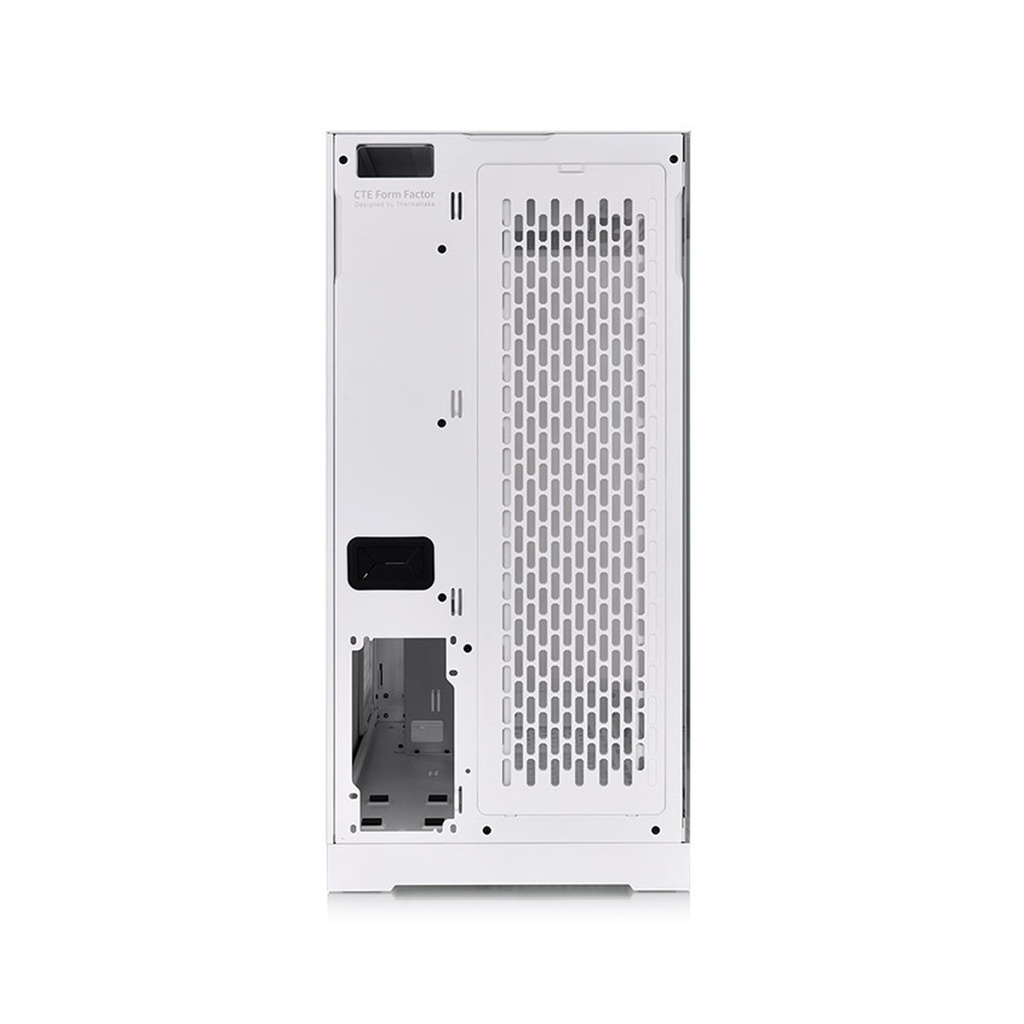 Thermaltake CTE E600 MX Snow Mid Tower Case, 2x 4mm Tempered Glass, 3Way VGA Mounting Bracket; 400mm PCIe4 Riser Cable Included