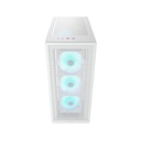 Cougar MX220 RGB Mid Tower Tempered Glass Side Panel Case With 4 Fan RGB - White