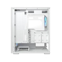 Cougar MX220 RGB Mid Tower Tempered Glass Side Panel Case With 4 Fan RGB - White