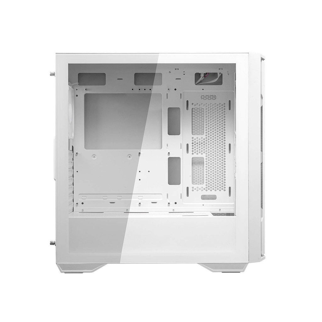 Cougar UniFace Mid Tower Tempered Glass Side Panel Case With 2 Fan Non RGB - White