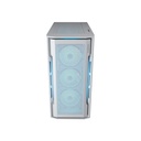 Cougar UniFace RGB Mid Tower Tempered Glass Side Panel Case With 4 Fan RGB - White