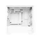 Asus A21 Plus Micro ATX Tower Tempered Glass Side Panel Case With 4 ARGB Fan - White