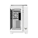 Asus Tuf Gaming GT502 Horizon Mid Tower Two Panel Front & Left Side Tempered Glass Case with 4 ARGB Fans - White
