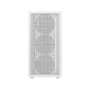 DeepCool CH560 Digital ATX Mid Tower Tempered Glass Side Panel Case with 4 RGB Fans - White