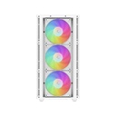 DeepCool CH560 Digital ATX Mid Tower Tempered Glass Side Panel Case with 4 RGB Fans - White