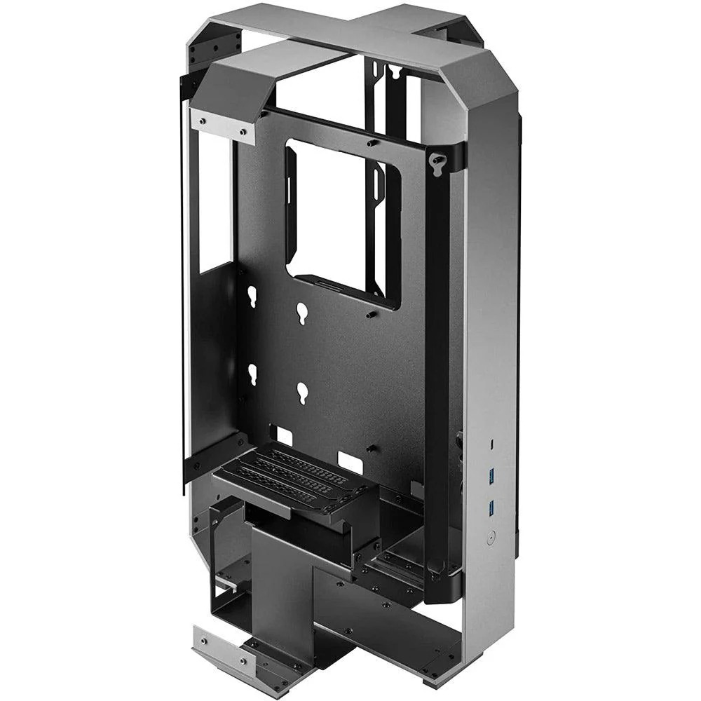 AZZA Opus 809 ATX - Dual Orientation - CNC Milled Aluminum - 4 Side Tempered Glass PC Case - Black