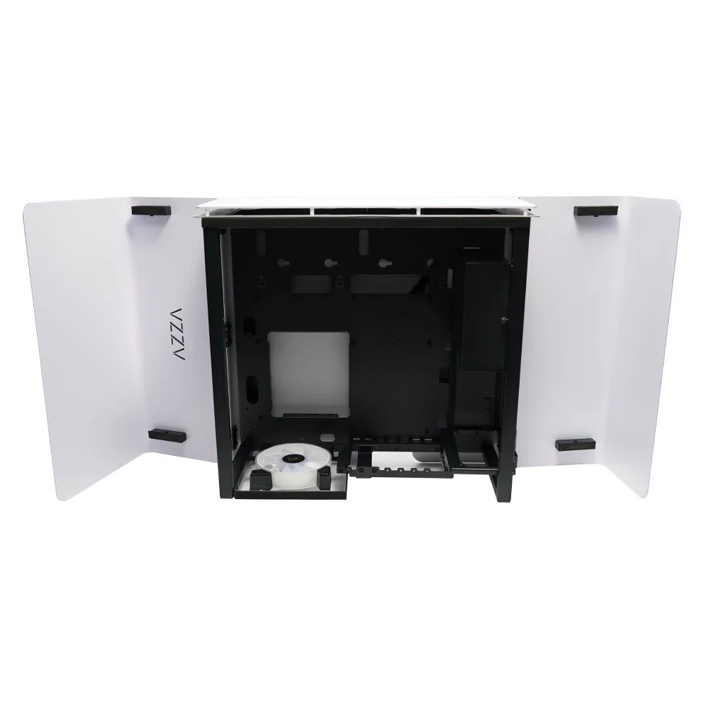 AZZA Cast 808 Mid-Tower PC Case - White