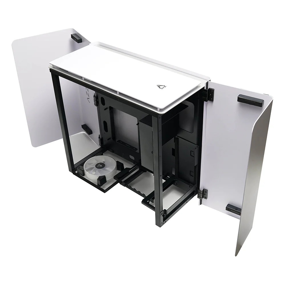 AZZA Cast 808 Mid-Tower PC Case - White